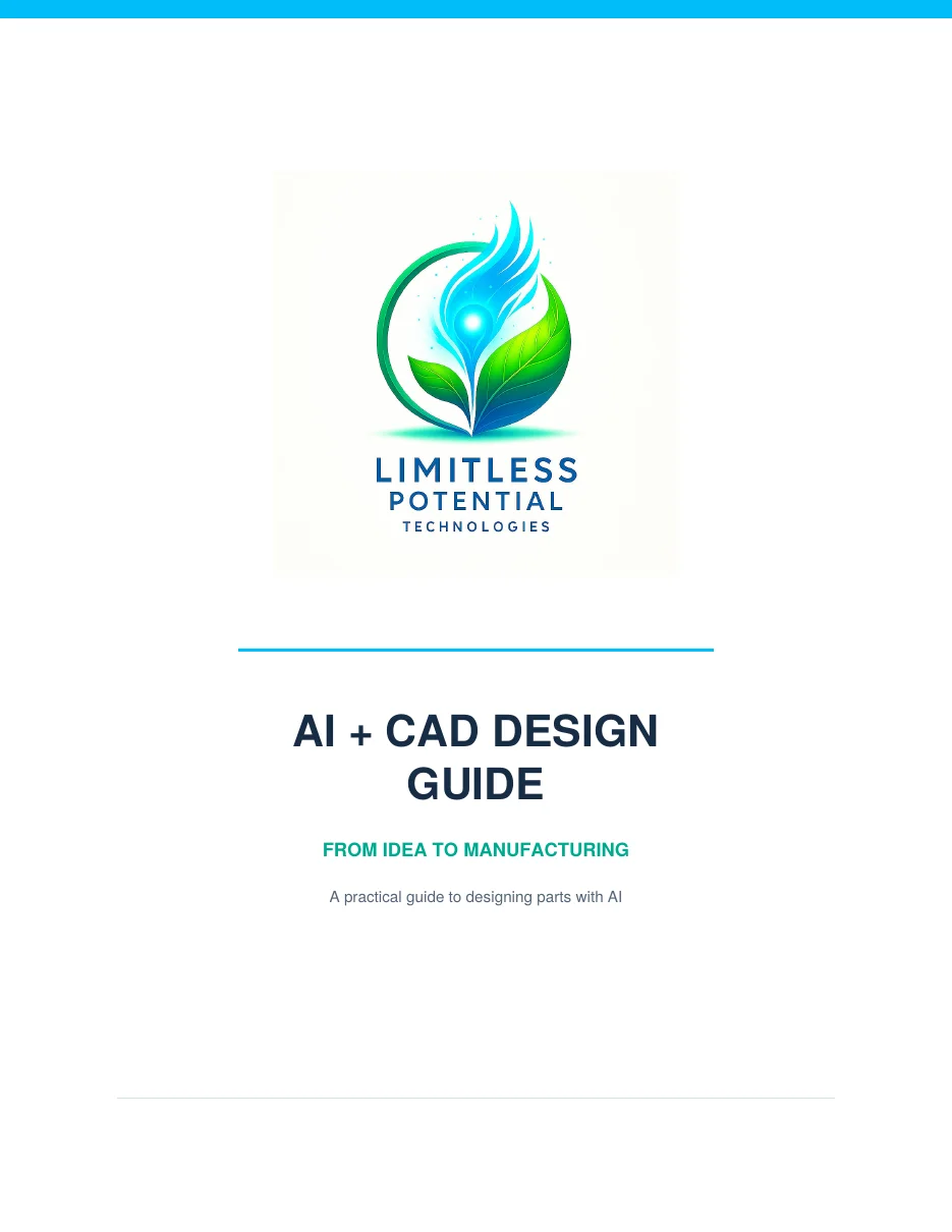 AI + CAD Design Guide cover